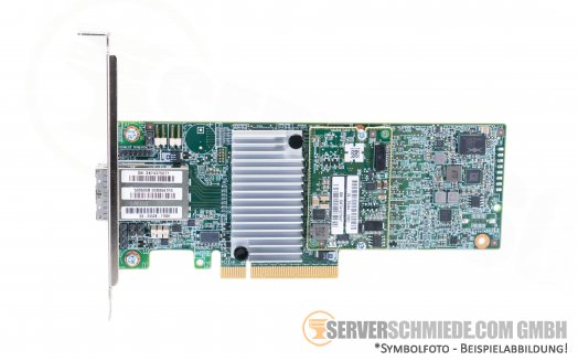 IBM ServeRAID M5552 LSI SAS3108 2x SFF-8644 extern 12G SAS PCIe x8 Controller Raid: 0, 1, 5, 6*, 10, 50, 60* 00AE939 with 2GB cache