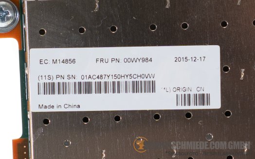 IBM Storwize V7000 G2 4x 16Gb Quad SFP+  FC FibreChannel Controller PCIe x8 00WY984