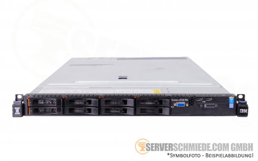 IBM System x3550 M4 7914 v2 19" 1U Server 8x 2,5" SFF 2x Intel XEON E5-2600 v1 v2 DDR3 ECC Raid 2x PSU