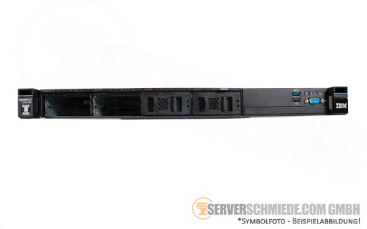 IBM System x3550 M5 19" 1U Server 4x 2,5" SFF 2x Intel XEON E5-2600 v3 v4 DDR4 ECC Raid 2x PSU -CTO