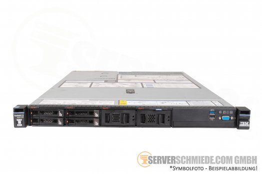 IBM System x3550 M5 19" 1U Server 4x 2,5" SFF 2x Intel XEON E5-2600 v3 v4 DDR4 ECC Raid 2x PSU -CTO