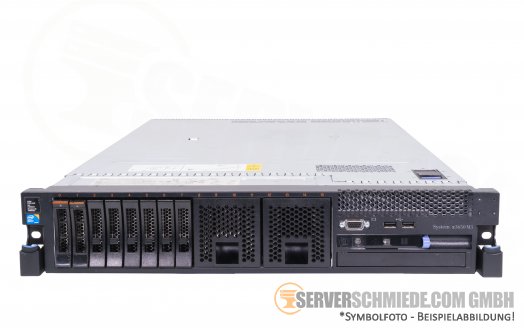 IBM System x3650 M3 19" 2U 8x 2,5" SFF 2x Intel XEON 5500 5600 DDR3 ECC  Raid 2x PSU -CTO-