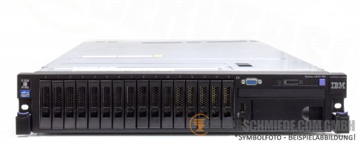 IBM System x3650 M4 19" 2U Server 16x 2,5" SFF 2x Intel XEON E5-2600 v1 / v2 ServeRaid SAS SATA Raid 2x PSU -CTO-
