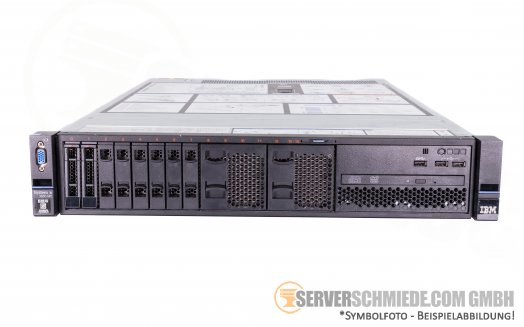 IBM System x3650 M5 19" 2U Server 8x 2,5" SFF 2x Intel XEON E5-2600 v3 v4 ServeRaid SAS SATA Raid TPM 2.0 2x PSU