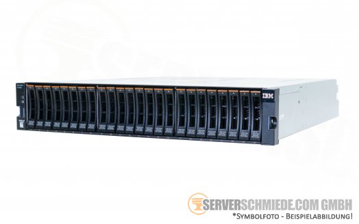 IBM V7000 Gen2 Expansion Enclosure V7000 2076-24F within 2x PSU, 2x 12G SAS Controllers 64P8447