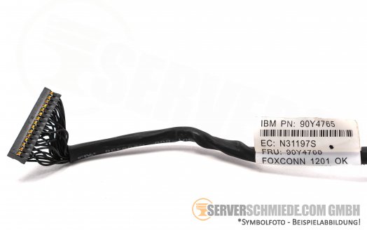 IBM X-Series x3650 M4 Server Front Control Operator Panel Cable 90Y4768 90Y4765