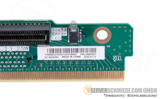IBM x3550 M5 Card Riser-2 2x PCIe x16 3.0 00KF627