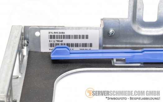 IBM x3650 M2 M3 Riser Board 2x PCIe x8 Slot 69Y0656 69Y4324