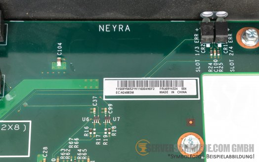 IBM x3650 M2 M3 Riser Board 2x PCIe x8 Slot 69Y0656 69Y4324