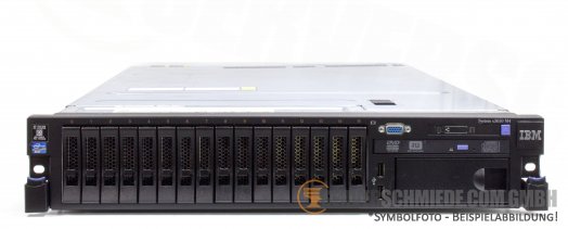 IBM x3650 M4 Server 16x SFF 128GB 2x E5-2690 M5210 2GB Raid IMM Adv RackRails vmware