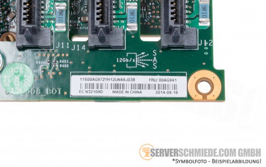 IBM x3650 M5 8x SFF to 16x SFF 2,5