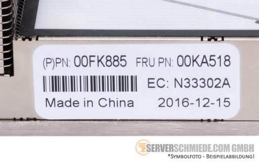 IBM x3650 M5 Performance Heatsink CPU Kühler 00FK885 00KA518