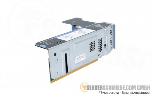 IBM x3650 M5 Riser Card GPU 1x PCIe x16 (x16 lane) 75W 1x PCIe x16 (x8 lane) with Cage 00FK628 00KA536