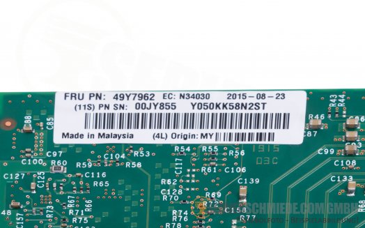 Intel IBM 2x 10GbE SFP+ X520-DA2 Dual Port Networt optical Controller 49Y7962 49Y7960 49Y7961 10 Gigabit