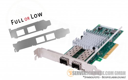 Intel IBM 2x 10GbE SFP+ X520-DA2 Dual Port Networt optical Controller 49Y7962 49Y7960 49Y7961 10 Gigabit