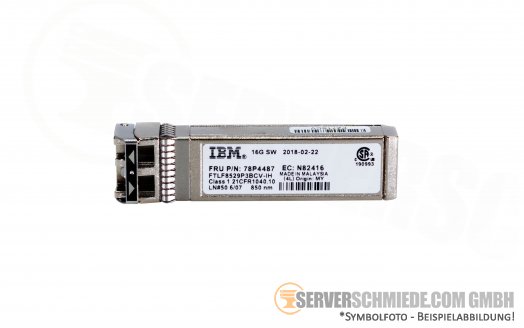 IBM Lenovo 16Gb SFP+ Optical Transceiver 850nm SR FibreChannel FC SW 78P4487 78P3948 FTLF8529P3BCV-IH