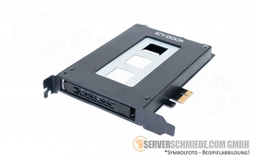 Icy Dock ToughArmor MB839SP-B SATA Hot Swap Wechselrahmen PCIe 2.0 x1