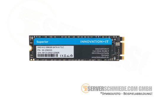 Innovation IT Superior 256GB M.2 2280 SATA 6Gb SSD 3D NAND +NEW+
