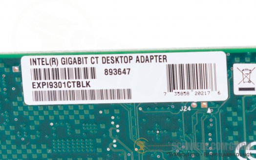 Intel Gigabit 1x 1GbE RJ-45 Port CT Desktop Adapter PCIe x1  EXPI9301CTBLK 893647 E46981-007