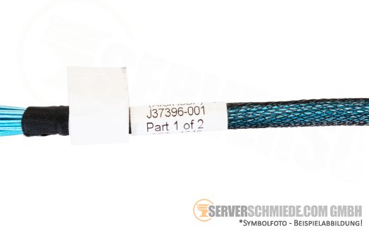 Intel 60 / 55cm OcuLink Cable Bay 2 4x SFF-8611 (gerade) to 4x SFF-8611 (2x winkel + 2x gerade) J37396-001
