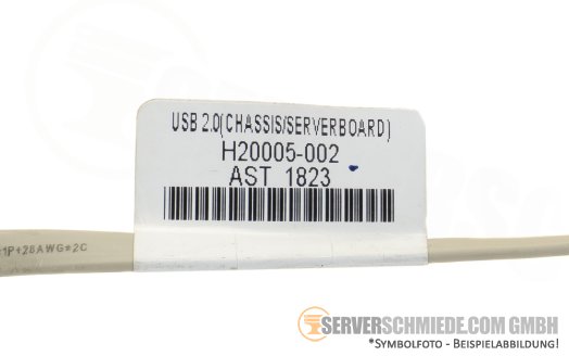 Intel 64cm USB 2.0 Front Panel Kabel cable R2224WFTZS H20005-002