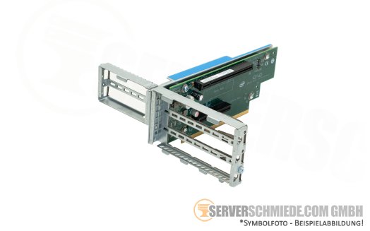 Intel Butterfly Riser 1x x16 + 2x x8 + 1x x8 (x4) PCIe 3.0 incl. cage R2224WFTZS G94347-271 H20078-350