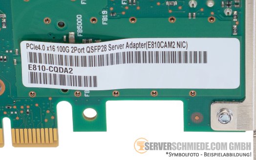 Intel E810-CQDA2 2x 100 Gb QSFP28 PCIe x16 4.0 Ethernet Network Controller E810CAM2 OEM