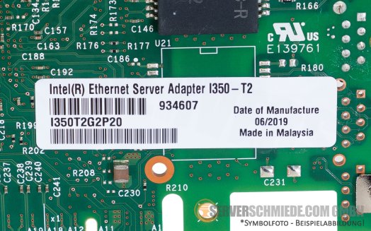 Intel i350-T2 2x 1GbE Dual Port Network LAN Ethernet PCIe x4 Controller