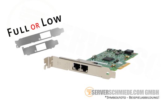 Intel i350-T2 2x 1GbE Dual Port Network LAN Ethernet PCIe x4 Controller