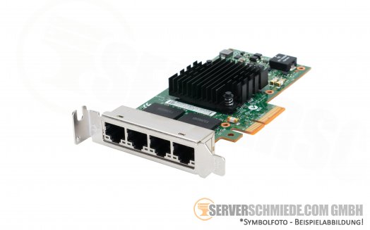 Intel i350-T4 1GbE Quad Port Ethernet Netzwerk Networking PCIe x4 Controller Adapter I350T4G2P20
