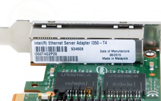 Intel i350-T4 1GbE Quad Port Ethernet Netzwerk Networking PCIe x4 Controller Adapter I350T4G2P20