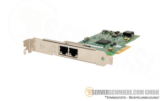 Intel Lenovo i350-T2 2x 1GbE Network LAN Ethernet PCIe x4 Controller 00YK612 7ZT7A00534