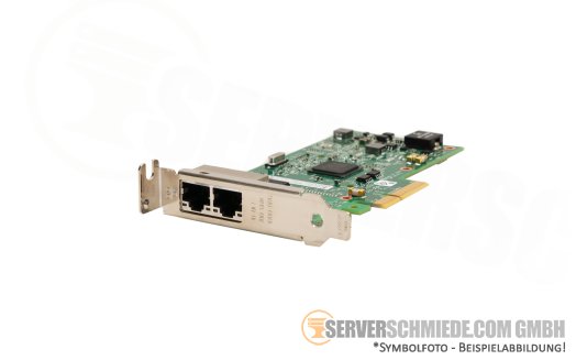 Intel Lenovo i350-T2 2x 1GbE Network LAN Ethernet PCIe x4 Controller 00YK612 7ZT7A00534