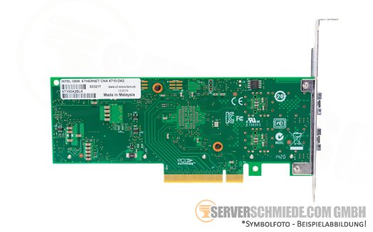 Intel OEM X710-DA2 Dual Port 2x 10GbE SFP+ PCIe x8 3.0 Optical Converged Ethernet Controller