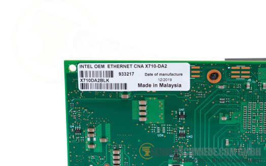 Intel OEM X710-DA2 Dual Port 2x 10GbE SFP+ PCIe x8 3.0 Optical Converged Ethernet Controller