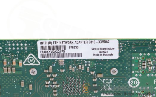 Intel Original E810-XXVDA2 2x 10/25GbE SFP28 PCIe x8 Ethernet Netzwerk iWARP RoCEv2 +NEW+