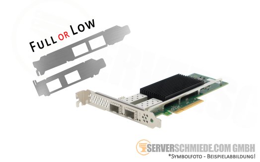 Intel Original E810-XXVDA2 2x 10/25GbE SFP28 PCIe x8 Ethernet Netzwerk iWARP RoCEv2 +NEW+