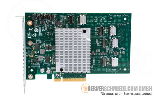 Intel Switch AIC Gen3 8 Port PCIe x8 8x OCuLink PBA J31324-150