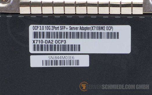 Intel X710-DA2 2x 10Gb SFP+ OCP 3.0 Controller Ethernet Netzwerk OEM +NEW+
