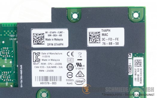 Intel X710-DA2 Dual Port 2x 10Gb SFP+ Netzwerk LAN Controller OCP 2.0 C6420 0T44PH 04J71V
