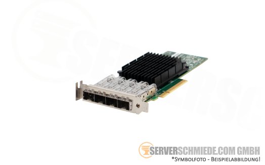 Intel X710-DA4 LAN Controller 10 Gigabit  PCIe x8 Quad Port Converged Ethernet - 4x 10GbE SFP+ Optisch ODM