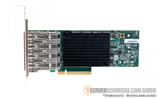 Intel X710-DA4 LAN Controller 10 Gigabit  PCIe x8 Quad Port Converged Ethernet - 4x 10GbE SFP+ Optisch ODM