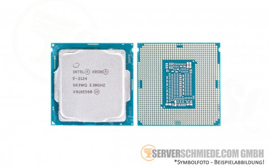 Intel Xeon E-2124 4C Server Prozessor 4x 3,30 GHz 8MB Cache 1151 CPU