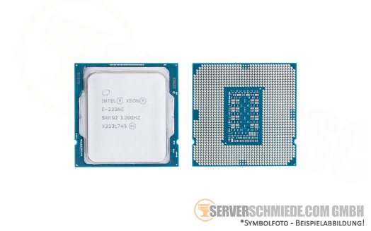 Intel Xeon E-2356G SRKN2 6C/12T Server Prozessor 6x 3,20 GHz 12MB Cache FCLGA1200 CPU 5,00GHz Turbo