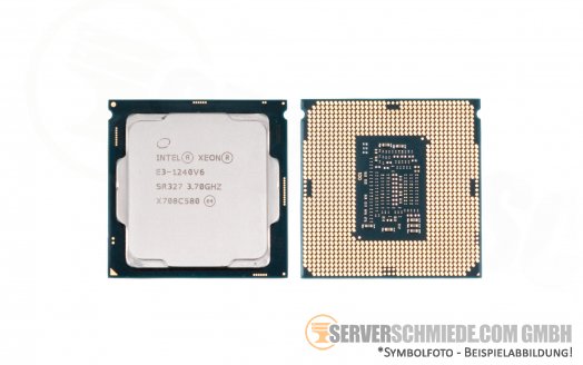 Intel Xeon E3-1240 V6 SR327 4C Server Prozessor 4x 3,70 GHz 8MB Cache 1151 CPU