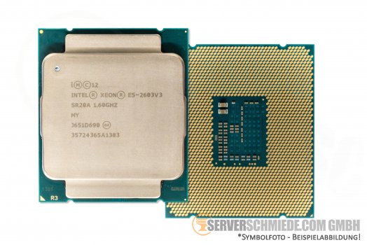 Intel Xeon E5-2603V3 SR20A 6C Server Prozessor 6x 1,60 GHz 15MB Cache 2011-3 CPU