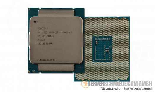 Intel Xeon E5-2609V3 SR1YC 6C Server Prozessor 6x 1,90 GHz 15MB Cache 2011-3 CPU