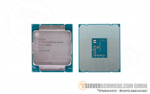 Intel Xeon E5-2643V3 SR204 6C Server Prozessor 6x 3,40 GHz 20MB Cache 2011-3 CPU