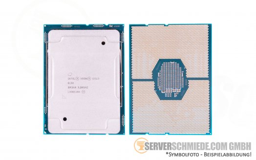 Intel Xeon Gold 6134 SR3AR 8C Server Prozessor 8x 3,20 GHz 24MB Cache 3647 CPU