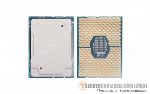 Intel Xeon Gold 6148 SR3B6 20C Server Prozessor 20x 2,40 GHz 27,5MB Cache 3647 CPU